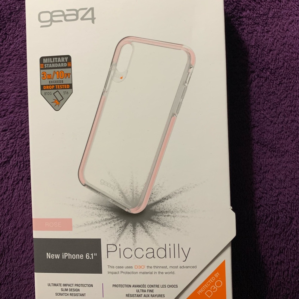 Gear4 Piccadilly case for iPhone XR rose pink